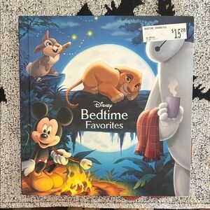 Disney Bedtime Favorites Book with Blue and White Cover